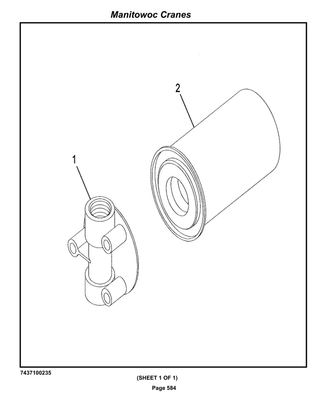 Grove RT530E-2 Crane Parts Manual 236813 2019-3