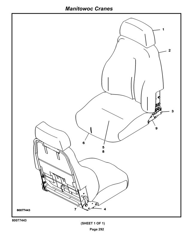 Grove RT530E-2 Crane Parts Manual 236835 2019-2