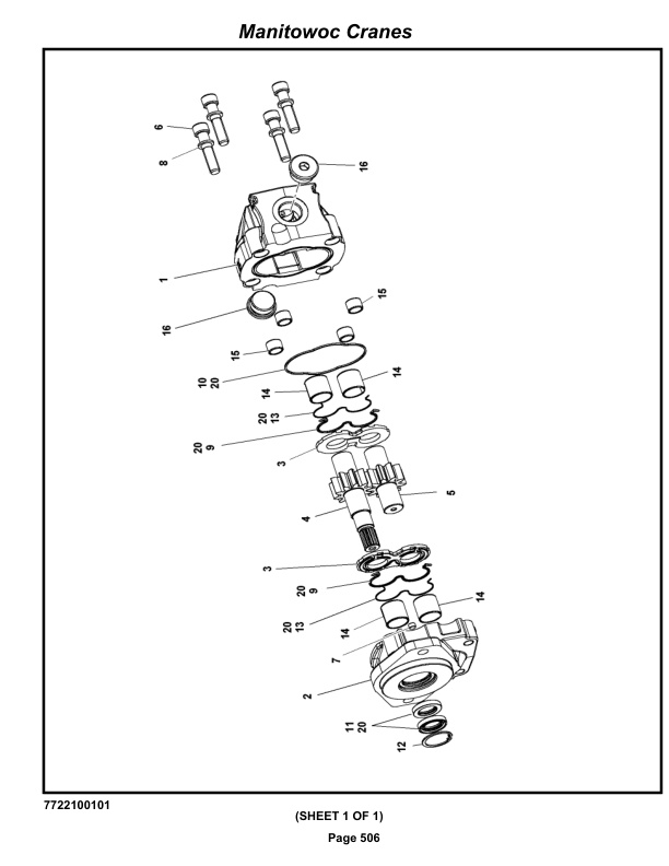 Grove RT530E-2 Crane Parts Manual 236948 2020-3