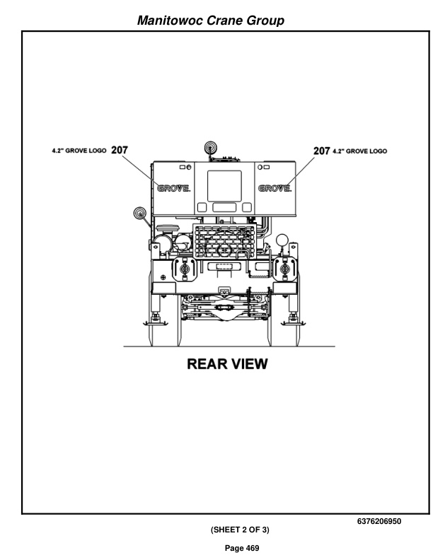 Grove RT530E-2 Crane Parts Manual 258036 2008-3