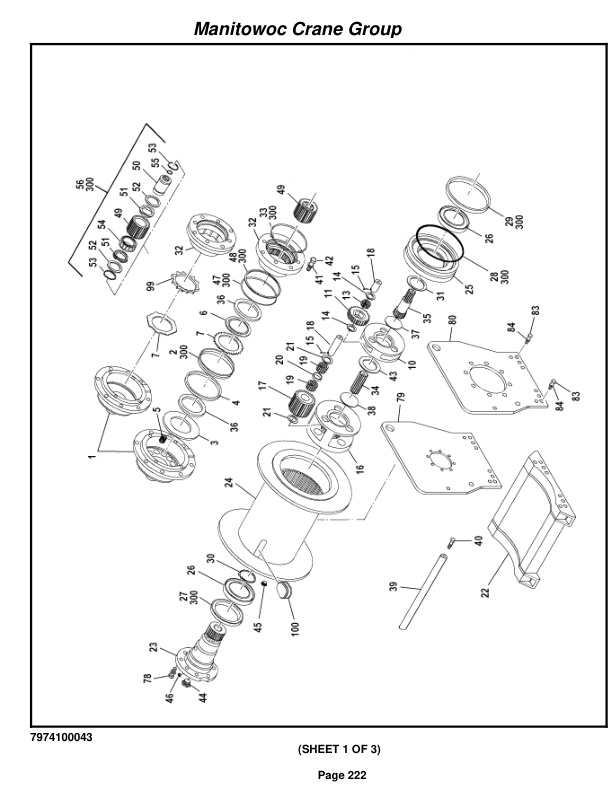 Grove RT530E-2 Crane Parts Manual 258187 2009-2