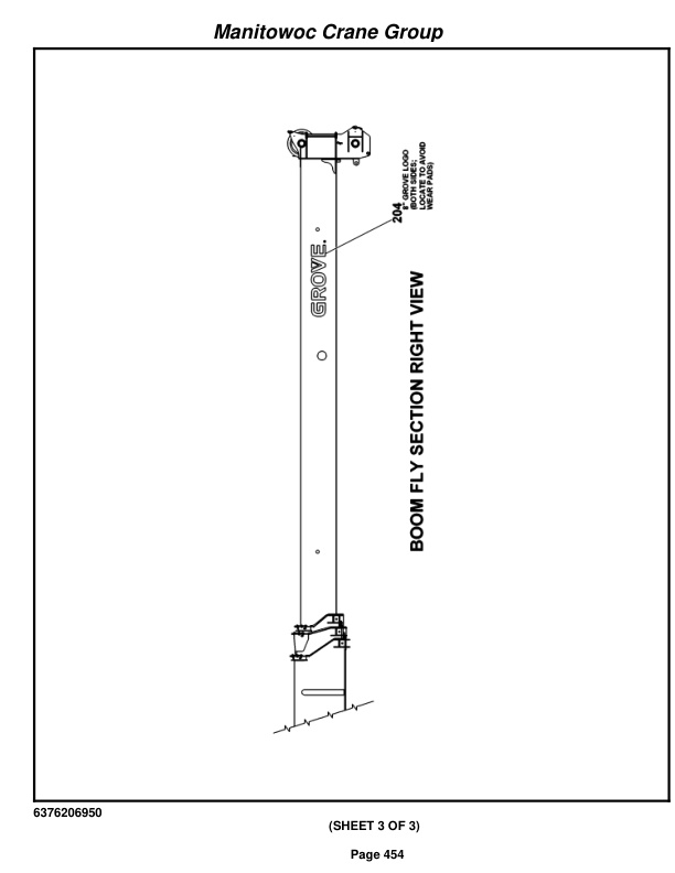 Grove RT530E-2 Crane Parts Manual 258187 2009-3