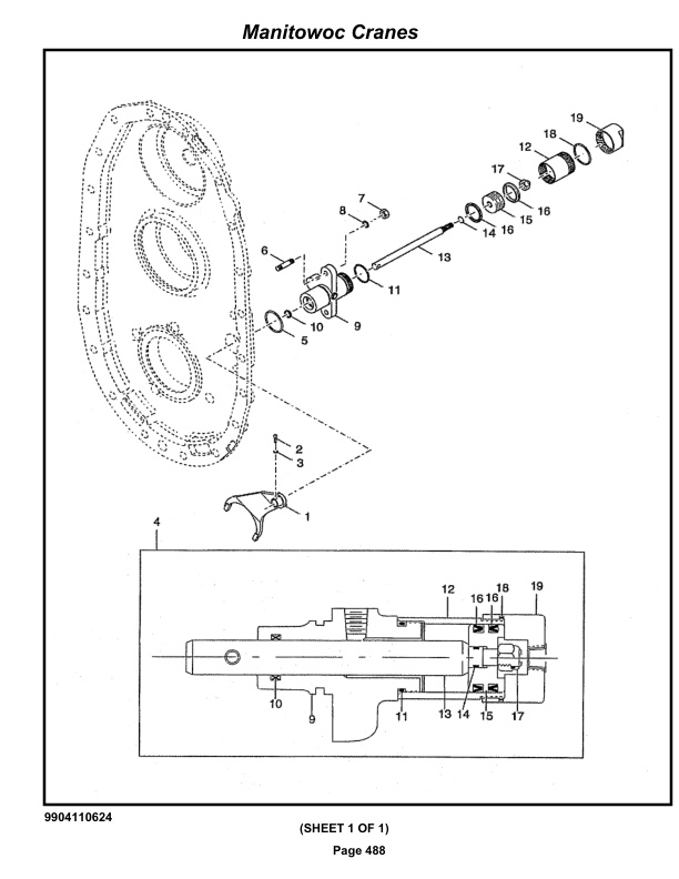 Grove RT530E-2 Crane Parts Manual 258285 2021-3