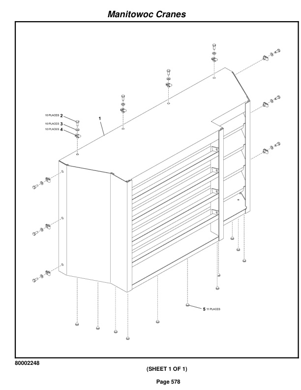 Grove RT530E-2 Crane Parts Manual 258415 2010-3