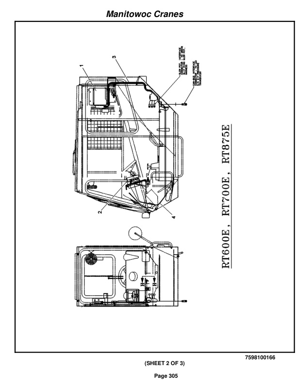 Grove RT530E-2 Crane Parts Manual 258443 2011-2