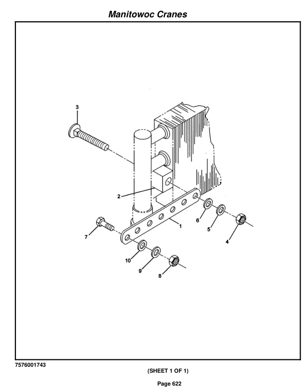 Grove RT530E-2 Crane Parts Manual 258443 2011-3