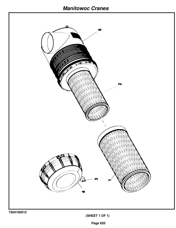 Grove RT530E-2 Crane Parts Manual 258536 2011-3