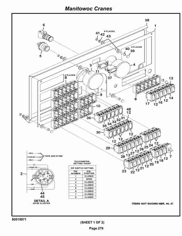 Grove RT530E-2 Crane Parts Manual 258597 2019-2