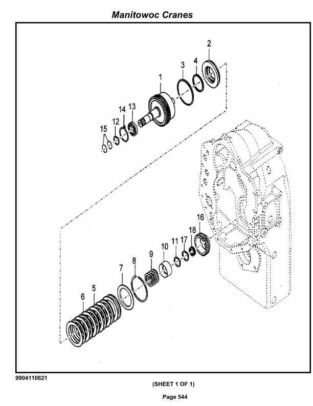 Grove RT530E-2 Crane Parts Manual 258604 2012-3