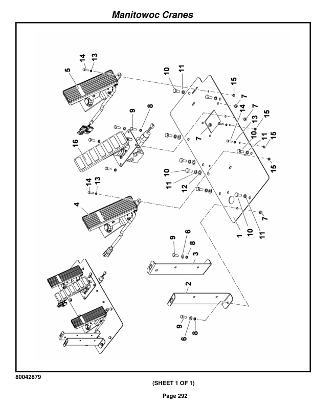 Grove RT530E-2 Crane Parts Manual 280145 2015-2