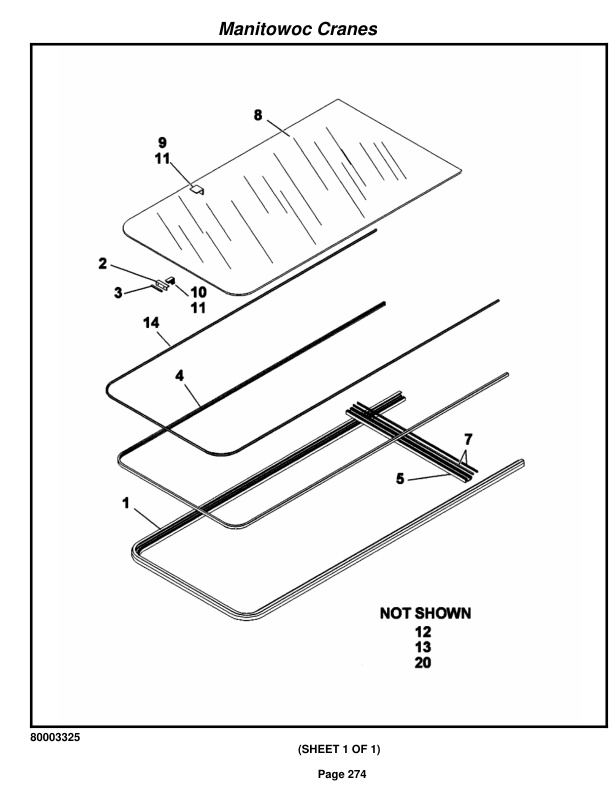 Grove RT530E-2 Crane Parts Manual 280229 2014-2