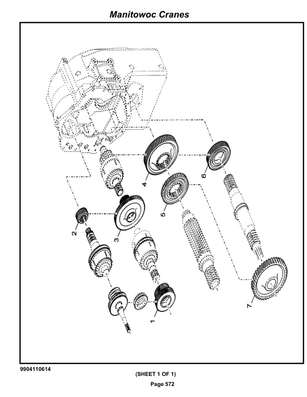 Grove RT530E-2 Crane Parts Manual 602672 2019-3