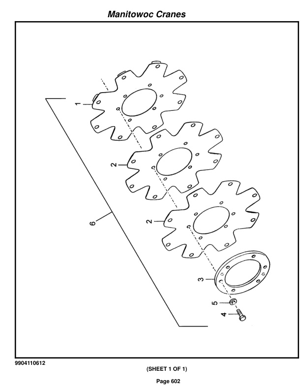 Grove RT530E-2 Crane Parts Manual 605003 2015-3