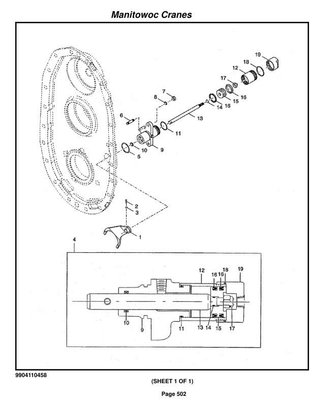 Grove RT530E-2 Crane Parts Manual 610527 2017-3