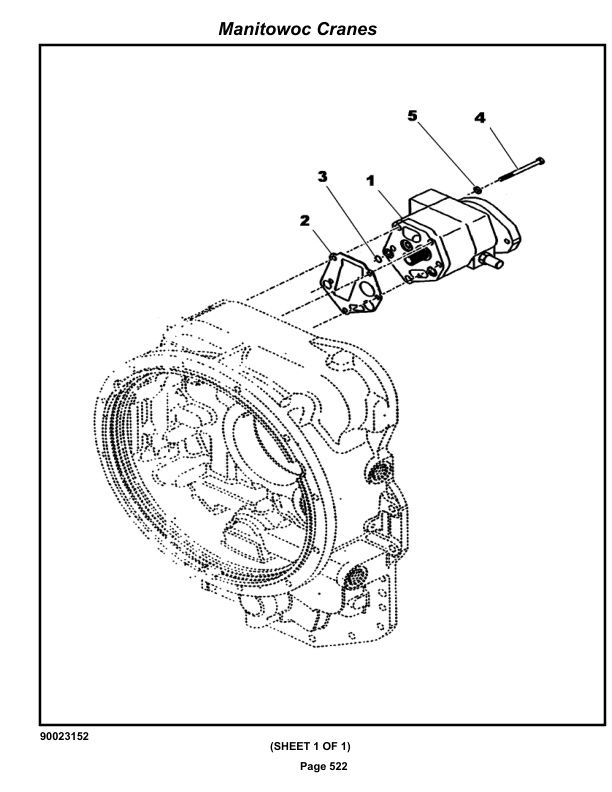 Grove RT530E-2 Crane Parts Manual 612411 2018-3