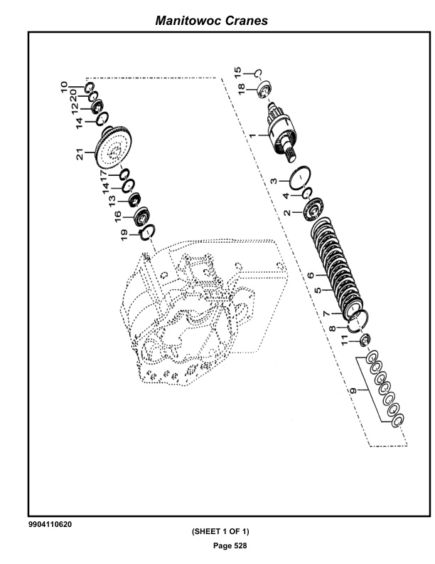 Grove RT530E-2 Crane Parts Manual 612412 2018-3