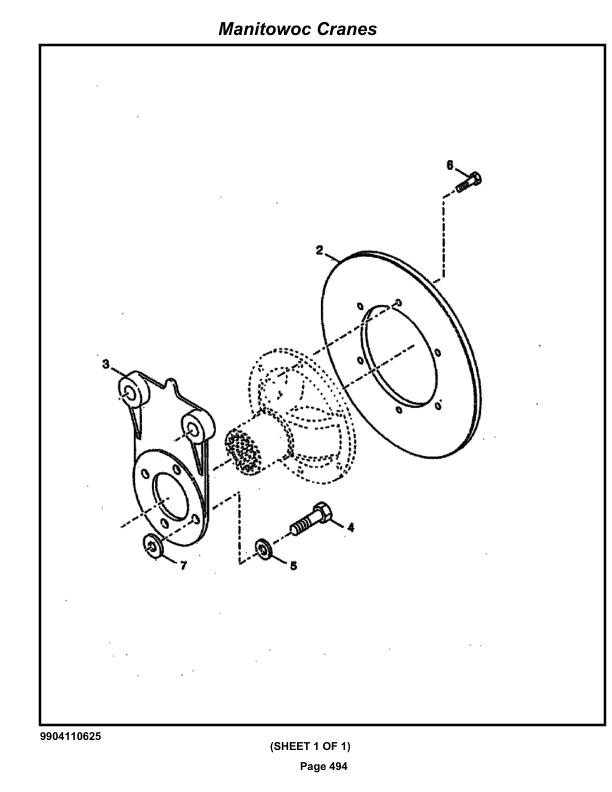 Grove RT530E-2 Crane Parts Manual 612986 2019-3