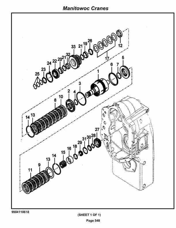 Grove RT530E-2 Crane Parts Manual 614833 2019-3