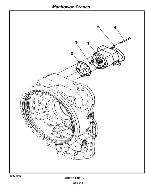 Grove RT530E-2 Crane Parts Manual 617058 2020-3