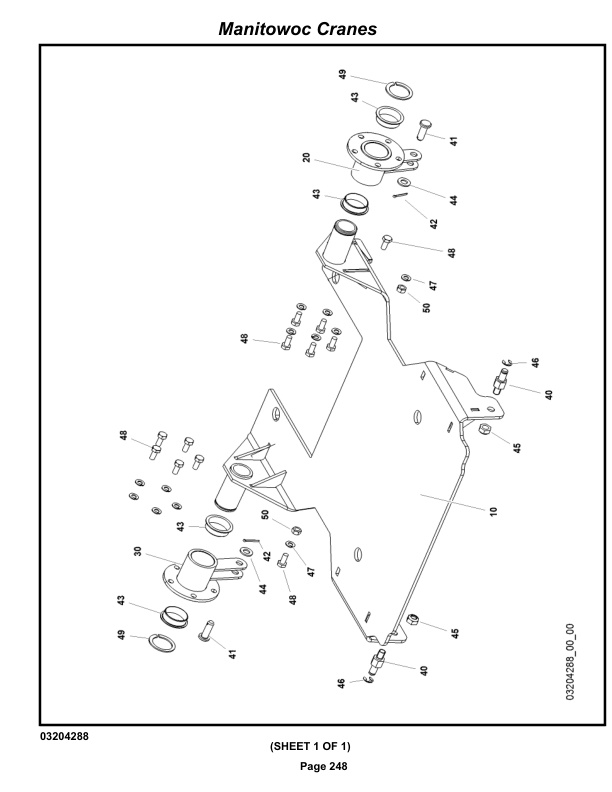 Grove RT530E-2 Crane Parts Manual 618654 2021-2