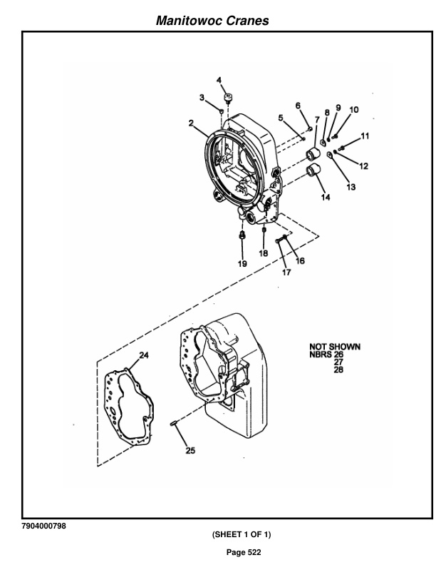 Grove RT530E Crane Parts Manual 220731 2014-3