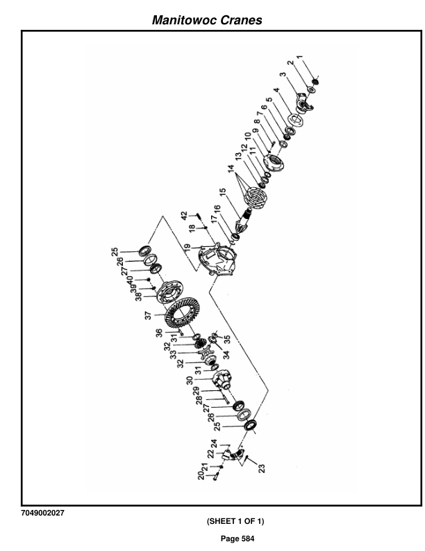 Grove RT530E Crane Parts Manual 221403 2014-3