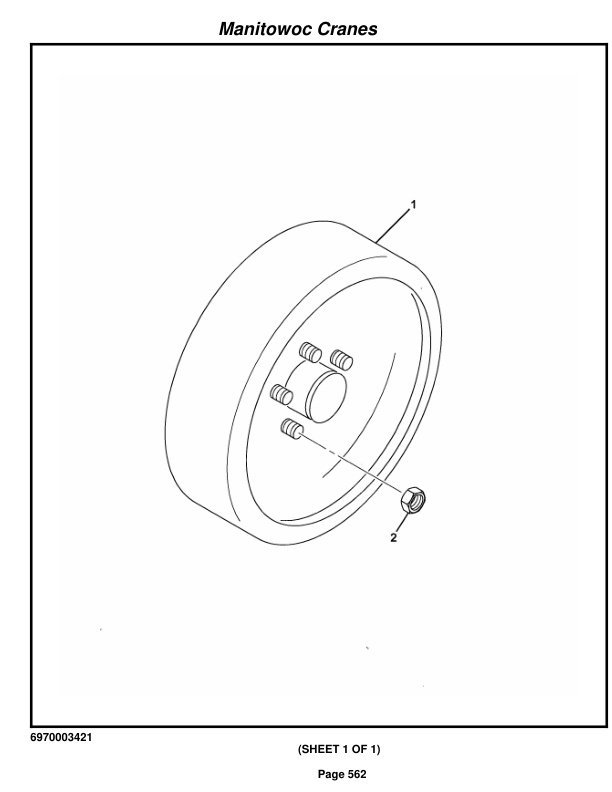 Grove RT530E Crane Parts Manual 221867 2014-3