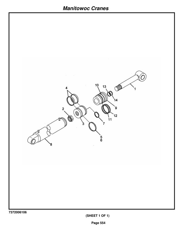 Grove RT530E Crane Parts Manual 221903 2014-3