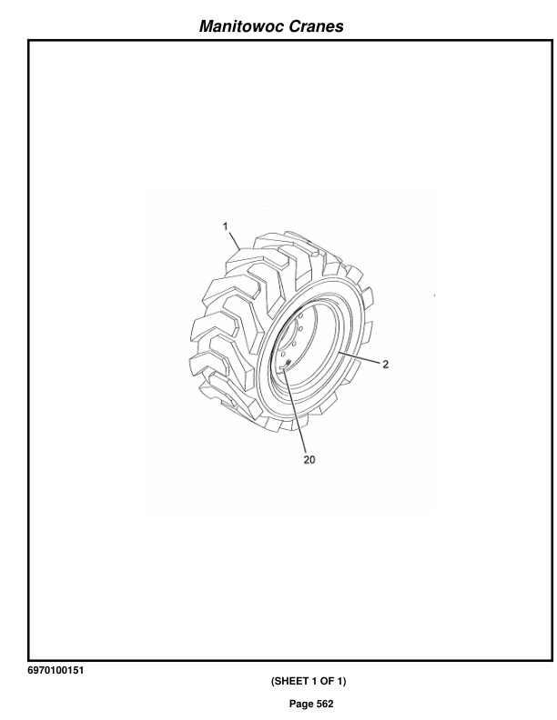 Grove RT530E Crane Parts Manual 222191 2014-3