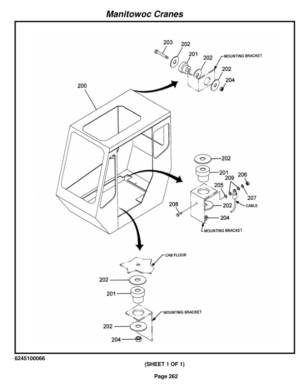 Grove RT530E Crane Parts Manual 222554 2014-2