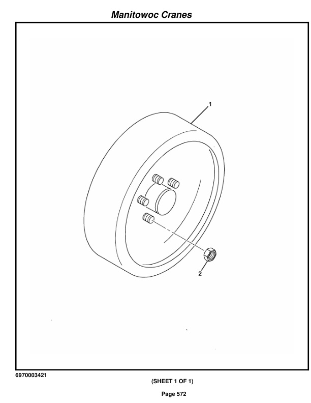 Grove RT530E Crane Parts Manual 222888 2015-3