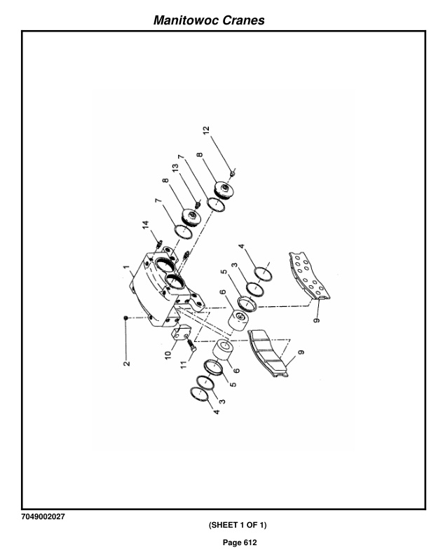 Grove RT530E Crane Parts Manual 223083 2015-3