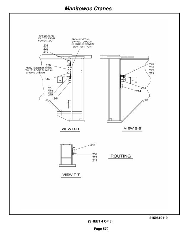 Grove RT530E Crane Parts Manual 223825 2015-3