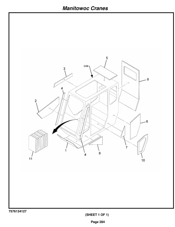 Grove RT530E Crane Parts Manual 223882 2015-2