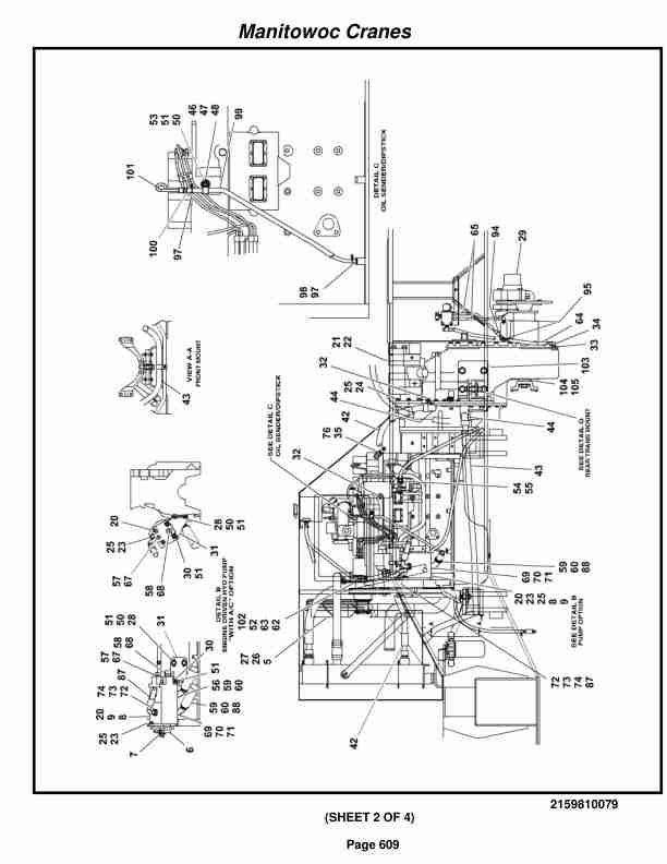 Grove RT530E Crane Parts Manual 223988 2015-3