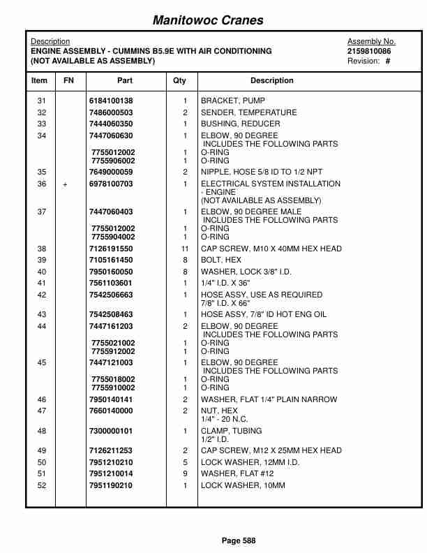 Grove RT530E Crane Parts Manual 224002 2015-3