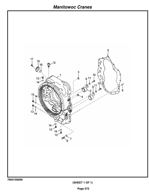 Grove RT530E Crane Parts Manual 224046 2015-3