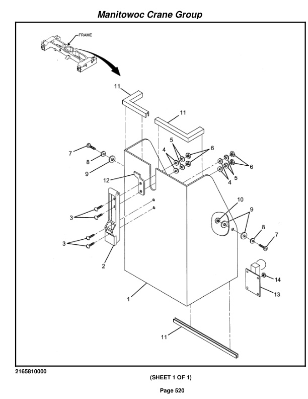 Grove RT530E Crane Parts Manual 224649 2006-3