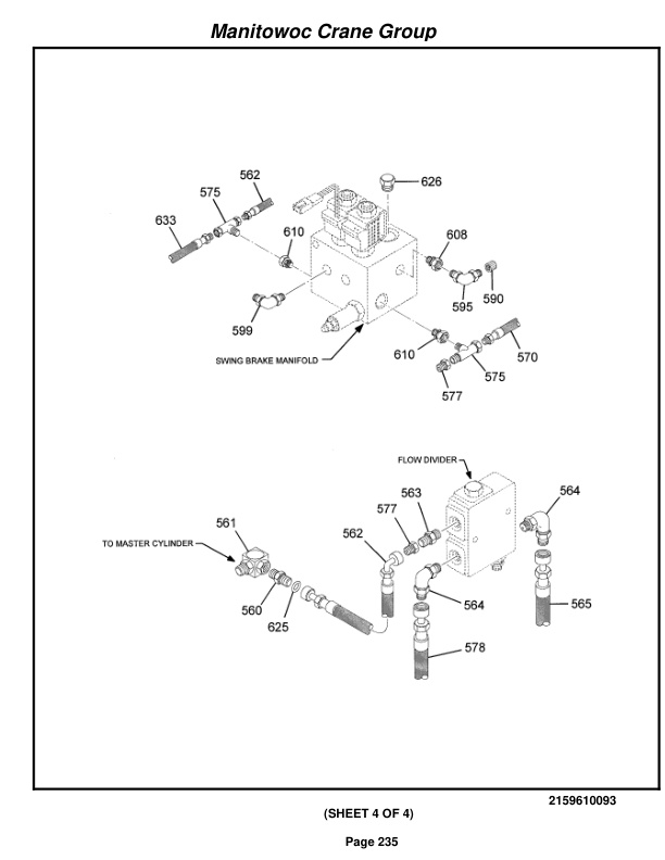 Grove RT530E Crane Parts Manual 224714 2005-2