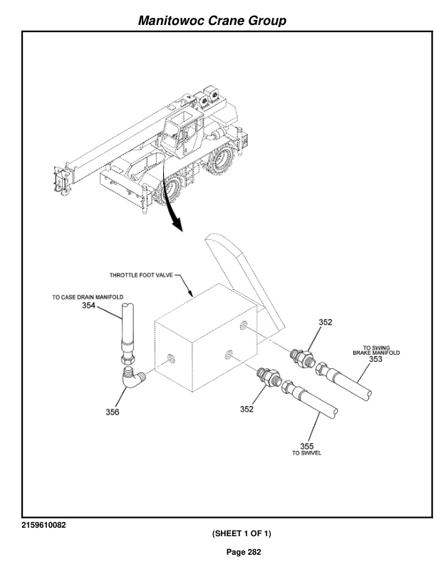 Grove RT530E Crane Parts Manual 225197 2006-2