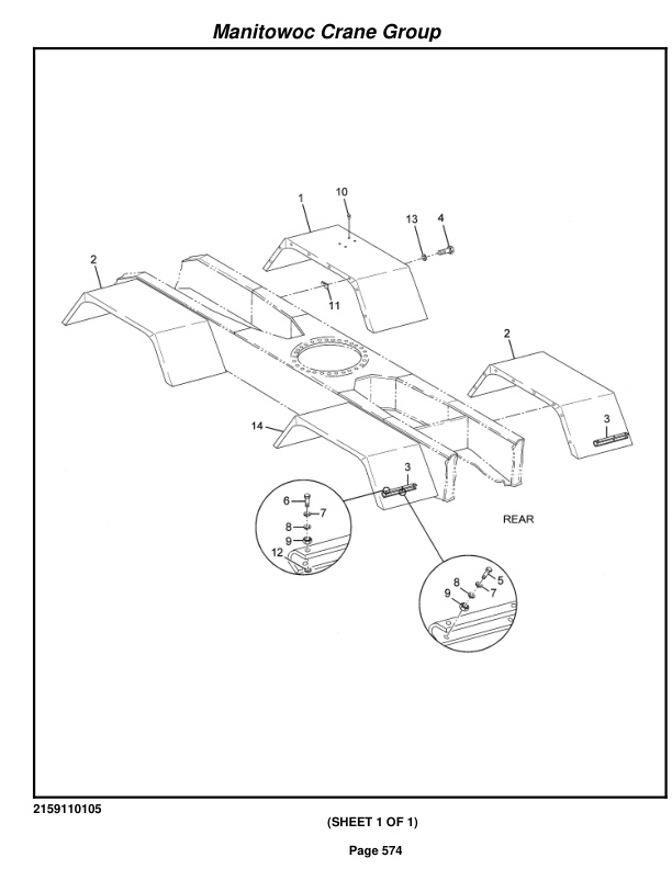 Grove RT530E Crane Parts Manual 225197 2006-3