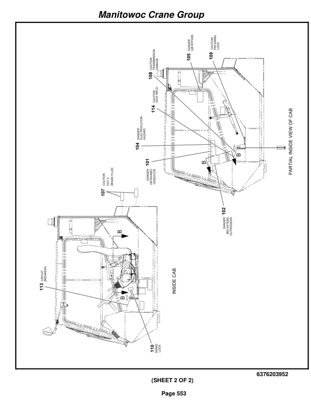 Grove RT530E Crane Parts Manual 225772 2006-3