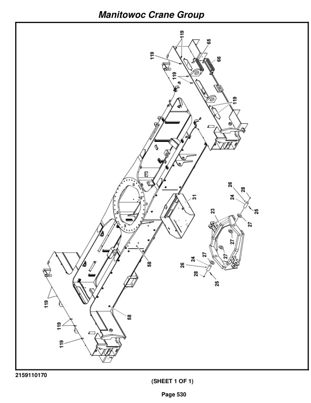 Grove RT535E Crane Parts Manual 226173 2006-3