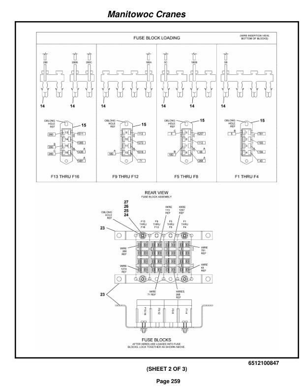 Grove RT535E Crane Parts Manual 226199 2017-2