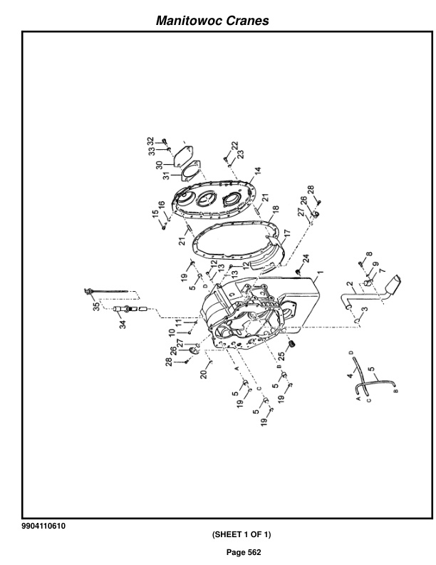 Grove RT540E Crane Parts Manual 226549 2018-3