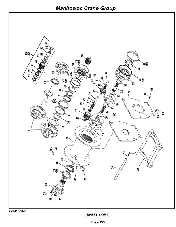 Grove RT540E Crane Parts Manual 228126 2008-2