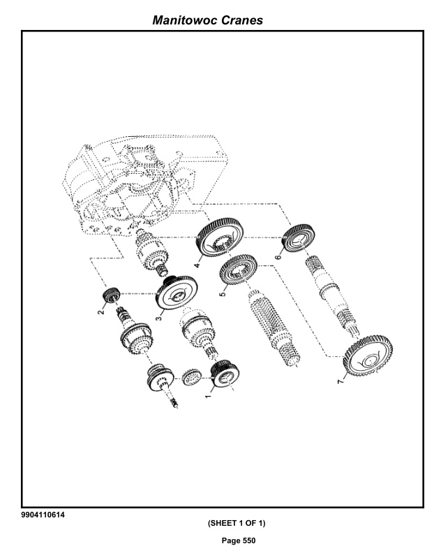 Grove RT540E Crane Parts Manual 228243 2013-3