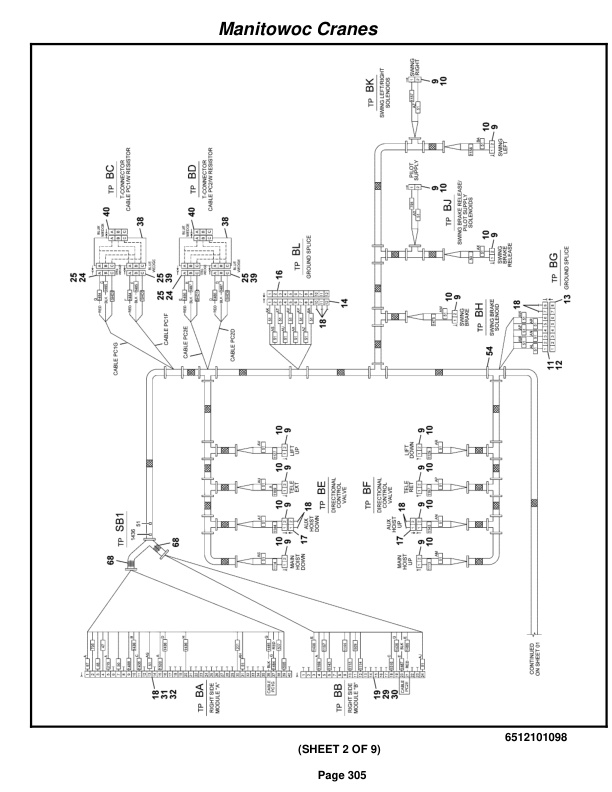 Grove RT540E Crane Parts Manual 228252 2012-2