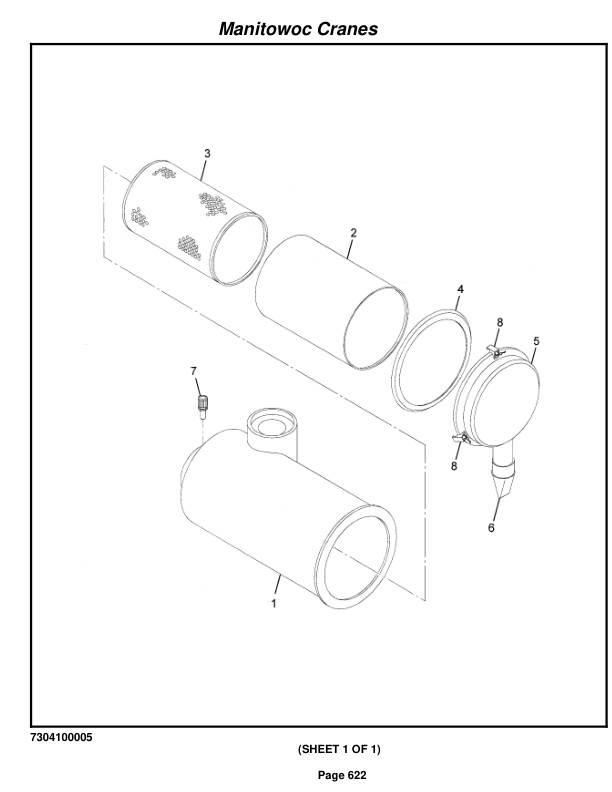 Grove RT540E Crane Parts Manual 228252 2012-3