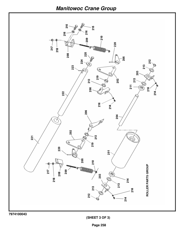 Grove RT540E Crane Parts Manual 229327 2009-2